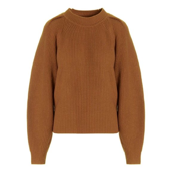 Isabel Marant Sweaters - Isabel Marant Bille Ribbed Wool-cashmere Sweater Camel brown Size EU 40 | US 8